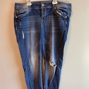 WALLFLOWER JEANS WORN ONCE